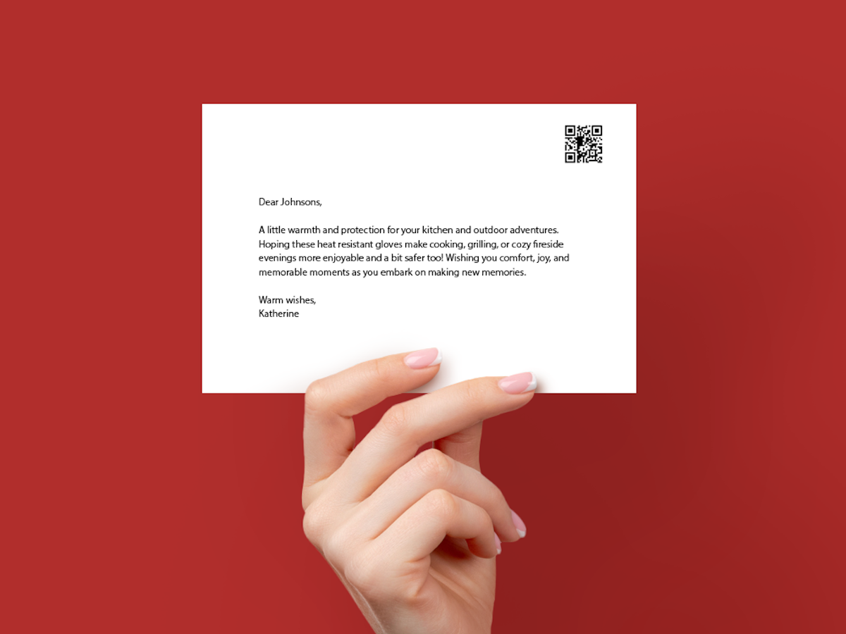 A little warmth and protection for your kitchen and outdoor adventures. Hoping these heat resistant gloves make cooking, grilling, or cozy fireside evenings more enjoyable and a bit safer too! Wishing you comfort, joy, and memorable moments as you embark on making new memories.