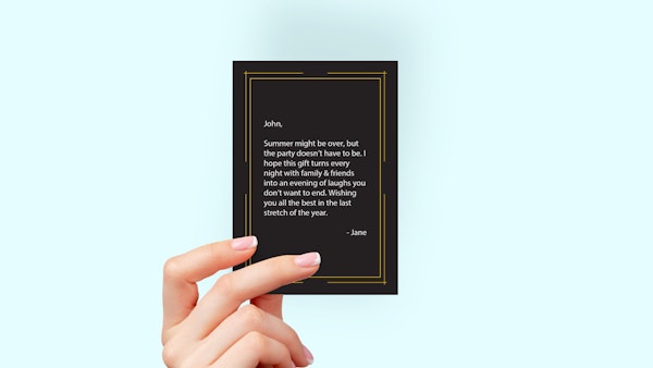 Top of Mind Fall 2022 Card Message