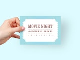 Movie Night In Experience Card